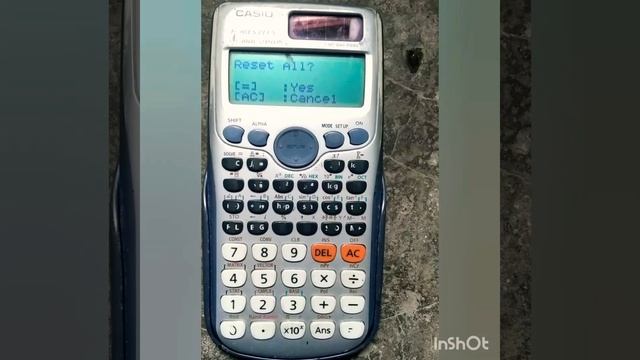 how to reset or initializing the calculator смотреть онлайн