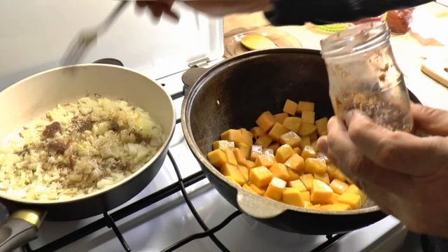 Макароны с сыром, жареной тыквой, вялеными томатами | Очень вкусно! смотреть онлайн