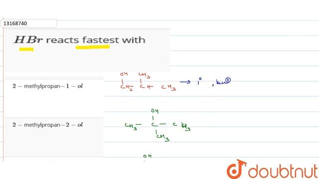 `HBr` reacts fastest with смотреть онлайн