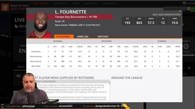 MY MOST DRAFTED RUNNING BACKS FOR 2022 FANTASY FOOTBALL смотреть онлайн