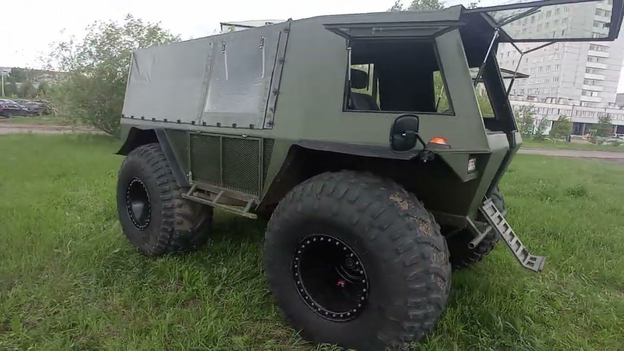 Вездеход "ВОСТОК" с дизельным двигателем 3CT. Краткий обзор!! смотреть онлайн