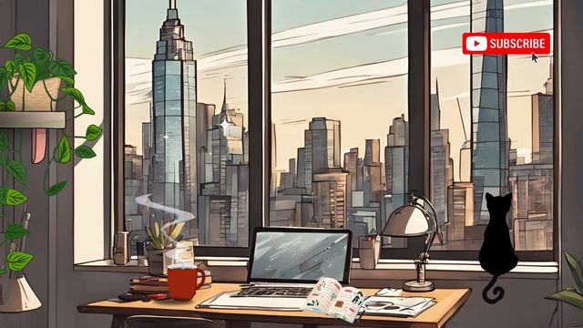 LoFi Study Beats With 40hz Focus Tone, 30hz + 130hz Vagus Nerve  | LoFi Work Mix