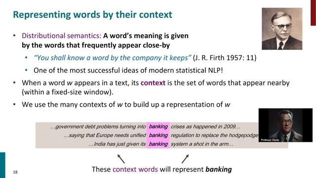 Prof. Tom Hanks Bot Explains Word Vectors смотреть онлайн