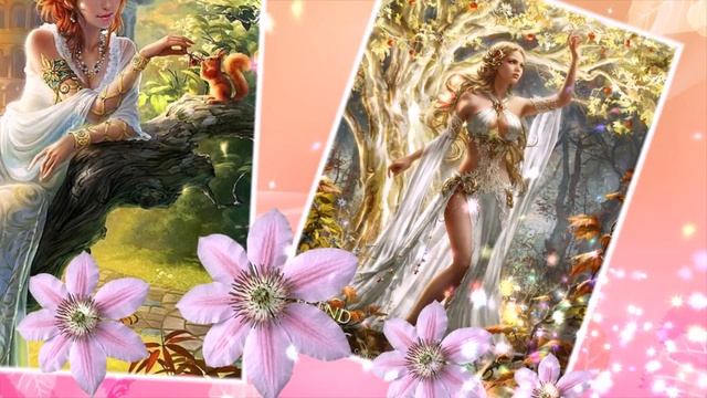 Прекрасные девушки в произведениях художников фэнтези