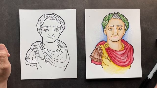 How to draw Julius Caesar смотреть онлайн