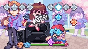 фнф 3 видео сенпай