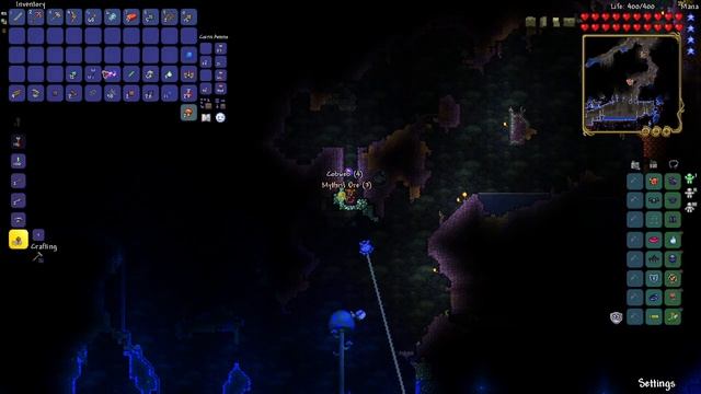 Mining For Hardmode Ore Terraria Pt 9