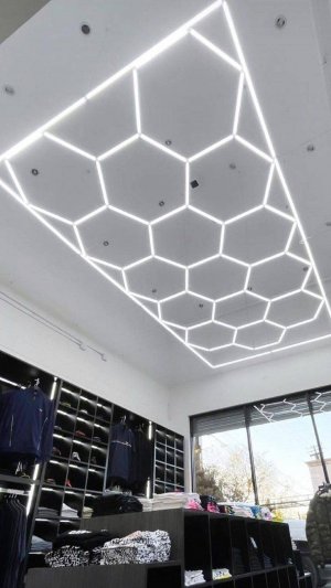 Модульное освещение Svetlovboxe / Комплект соты в рамке 2400х4800мм