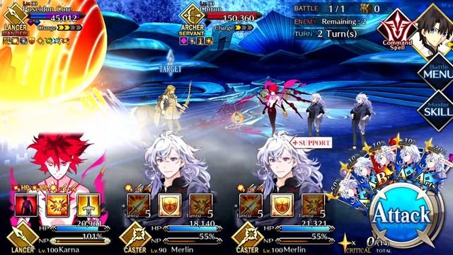 [NA] Fate/Grand Order - Lostbelt 5: Atlantis | Section 26: Final Showdown: The Hollow Sea God смотреть онлайн