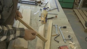 Как изготовить  кровать  из дерева. Wooden single bed making.