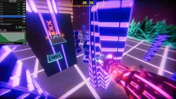 Neon Boost Speedrun (Laser City %) 2:53.66