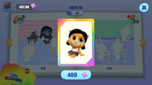 My Talking Tom Friends New Sticker Album Update Polka Dot Dress vs Pigtails (iOS,Android)