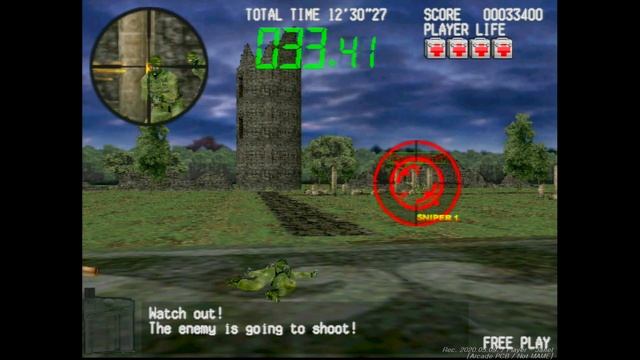 Silent Scope 2 ARCADE - Full Game Playthrough (JACKAL Route / Not MAME) / 사일런트 스코프 2 아케이드판 플레이 영상 смотреть онлайн