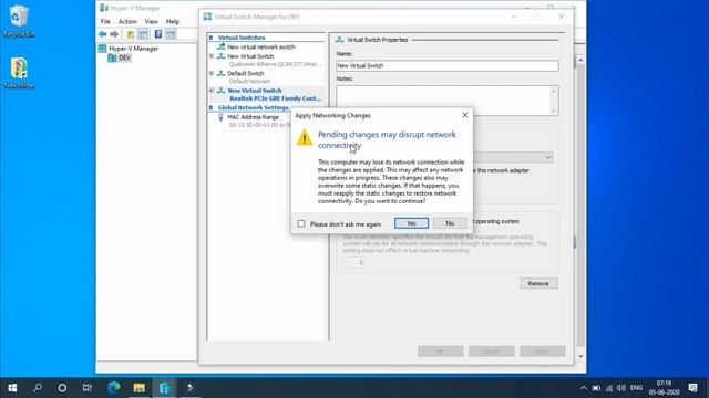 virtual switch for Hyper-V смотреть онлайн