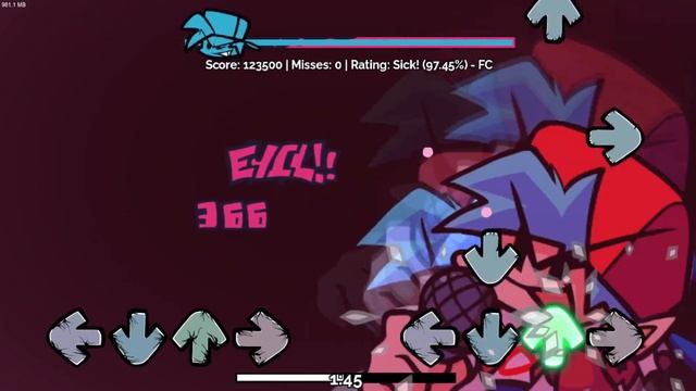 FNF Corruption Fanmade - Nexus Pico Vs BF (Panic-attack Charted)