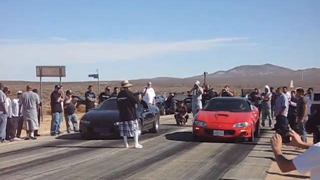 Red Camaro VS. Black Camaro 11/08/09 Shootout смотреть онлайн