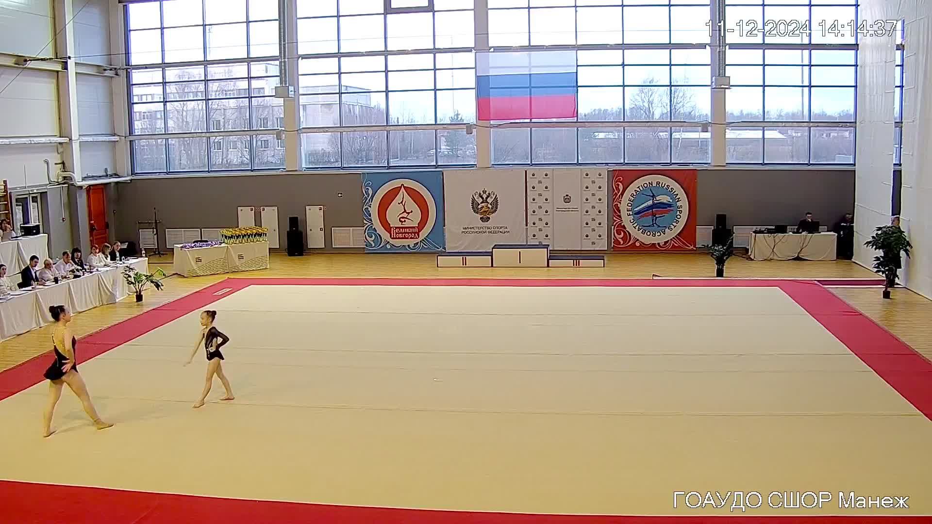 Всероссийские соревнования по спортивной акробатике "Никольские пируэты" смотреть онлайн