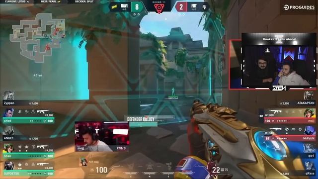 CNED LOTUSTA FUT'A KARŞI YORU OYNUYOR VALORANT/ FERİT FUT vs NAVI İLK HARİTA HARİKA ANLAR смотреть онлайн