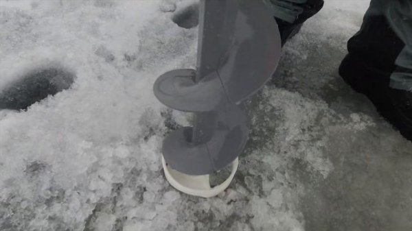 Тестирование пластикового шнека для ледобура под шуруповерт 150 Тонар и тестирование шатра Helios