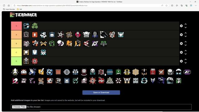MY YEAR 8 OPERATOR TIER LIST (Rainbow Six Siege) смотреть онлайн