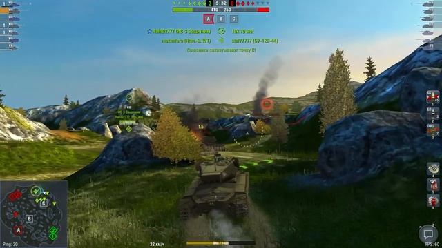 WOT Blitz -Фармим на немецком Lewe и американском T26E4 / Фармим на советское ст 10 уровня T62 A // смотреть онлайн