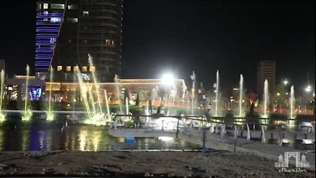 Водяной экран и Поющие фонтан в «Tashkent city" смотреть онлайн