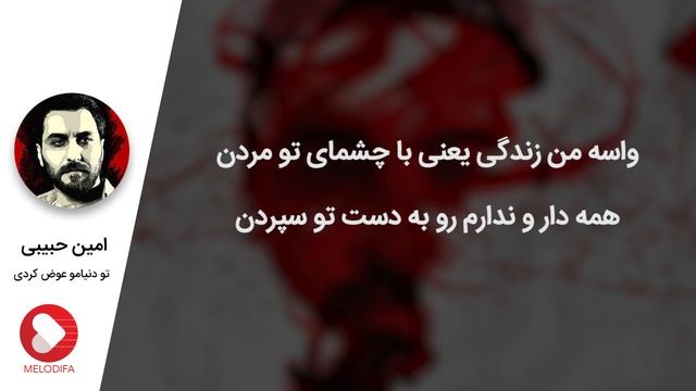 Amin Habibi - To Donyamo Avaz Kardi (امین حبیبی - تو دنیامو عوض کردی) смотреть онлайн