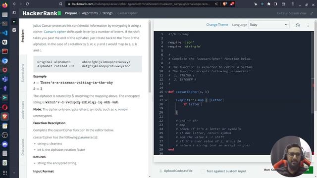 How to Solve Caesar Cipher programming algorithm? смотреть онлайн