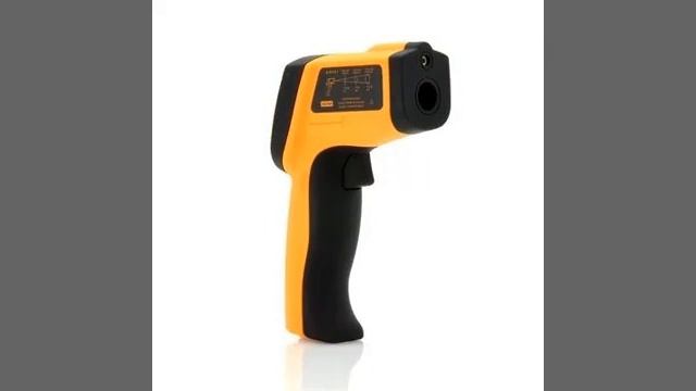 Advanced Non Contact Infrared Thermometer Laser Targeting and Emissivity Adjustment смотреть онлайн