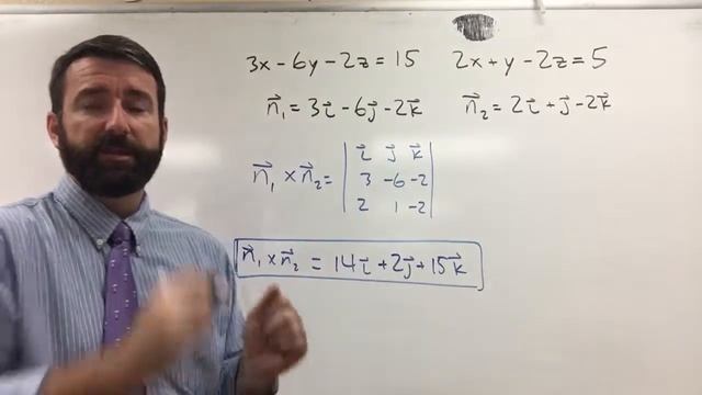 Calc 3 - 1.8.1 - Intersecting Planes смотреть онлайн