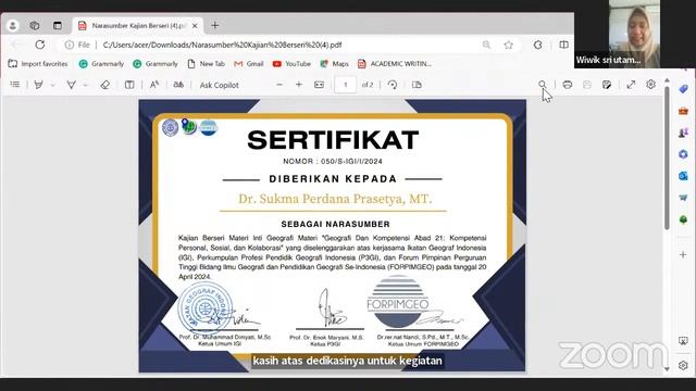 Kajian Berseri Materi Inti Geografi Ke-21 ( Kompetensi Personal, Sosial, dan Kolaborasi) смотреть онлайн