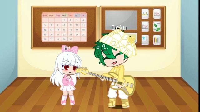 gacha club Bnha Deku can sing pt.2 hero too❤ смотреть онлайн
