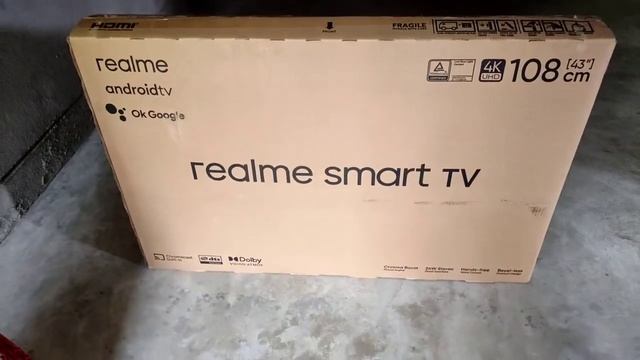 realme smart tv 4k 43 inch unboxing, realme smart tv unboxing, 4k 43inch unboxing смотреть онлайн