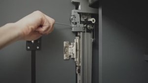 Hawa Folding Concepta III 20/25 Push установка в модуль и регулировка
