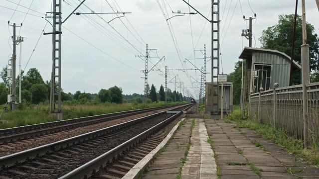 "Год каналу и 2063 подписчиков" Поезда на Усть Лужском ходу Октябрьской железной дороги смотреть онлайн