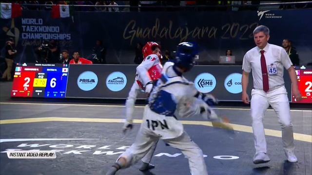 412 M-54kg R-32 MATSUI Ryuta JPN 🔵 vs 🔴 RODRIGUEZ Cesar MEX I Guadalajara 2022 WT Championships смотреть онлайн