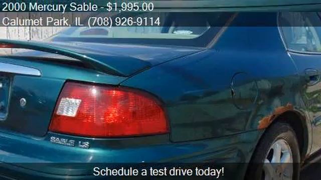 2000 Mercury Sable LS Premium 4dr Sedan for sale in Calumet смотреть онлайн