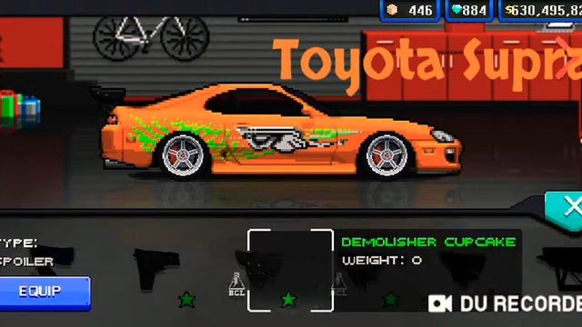 Pixel Car Racer TOYOTA SUPRA | The Fast And The Furious | Build