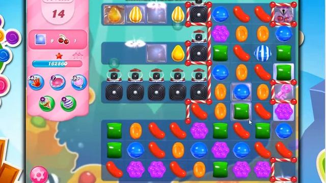 Candy Crush Saga Level 3822 -33 Moves- With 1 lollipop hammer смотреть онлайн