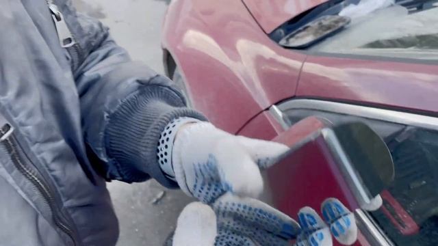 Меняем зеркальный элемент на Honda Accord VII смотреть онлайн