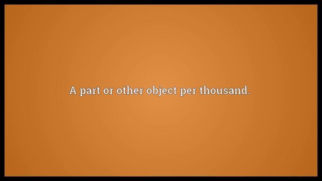 Per mille Meaning смотреть онлайн