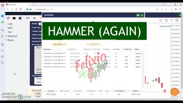 BEST RF BOT HAMMER & SOUTHERN DOJI Accuracy 99% With Analyzer type Candle #99%PROFIT$$ смотреть онлайн