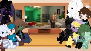 Реакция школы монстров на "Компот головы на завтрак - Remix" °•Gacha Life•°