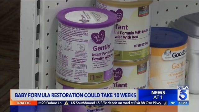 Baby formula restoration could take 10 weeks смотреть онлайн