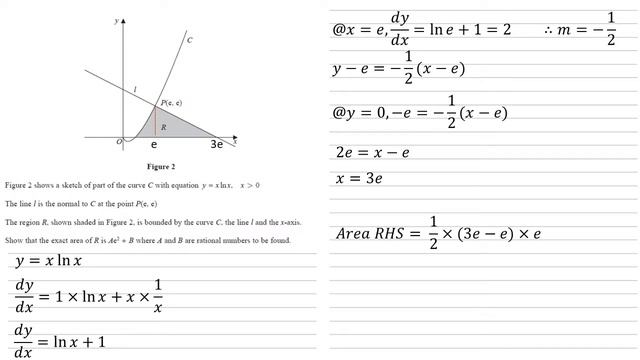 Edexcel A-Level - June 2018 - Pure Mathematics Paper 2 - Question 13 - Exam Paper Walkthrough смотреть онлайн