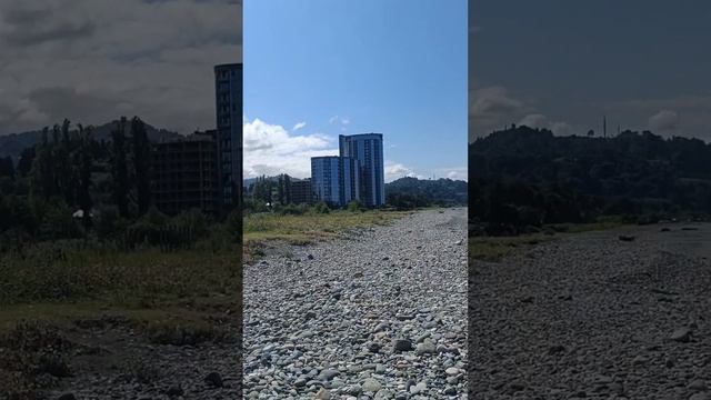 Великолепные пейзажи пляжа Чакви Batumi смотреть онлайн
