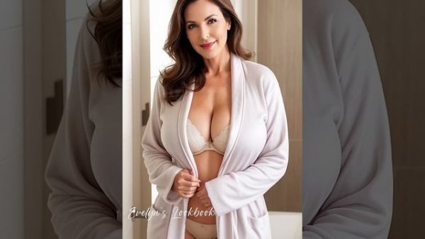 Natural Older Women OVER 60 Bathrobe Tips