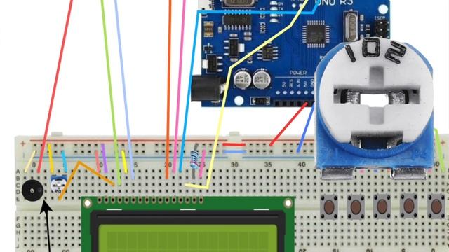Creating a Tetris game with Arduino. смотреть онлайн