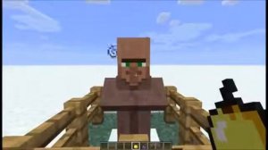 Minecraft 1 4 5  Как превратить жителя в ведьму.