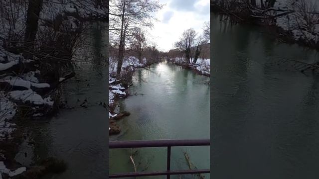 25.01.2022 Архипо-Осиповка. река Вулан . Центральный мост смотреть онлайн
